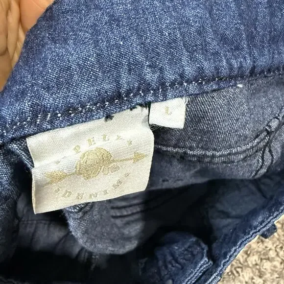 Spell and the Gypsy Collective Boulevard Denim Mini Skirt Blue Size Large READ - Picture 5 of 6